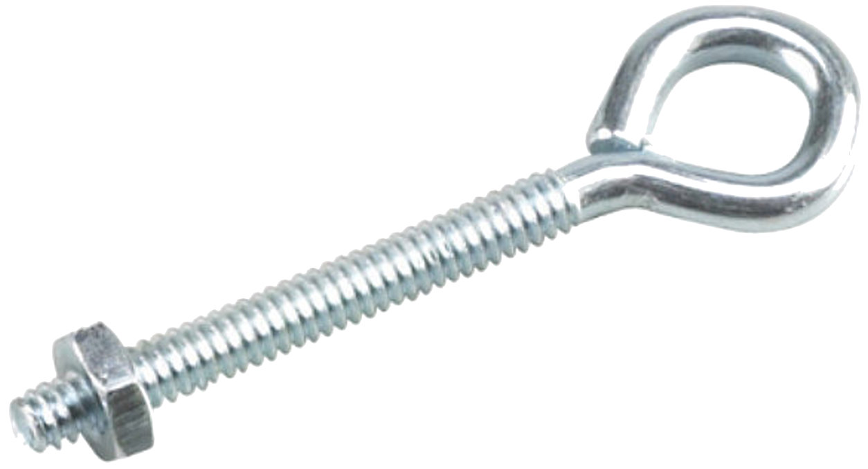 Richelieu 2104XBC 3/16" x 2-1/2" Eye Bolt with Nut Zinc Finish - 1 per Package Richelieu 2104XBC 3/16" x 2-1/2" Eye Bolt with Nut Zinc Finish - 1 per Package