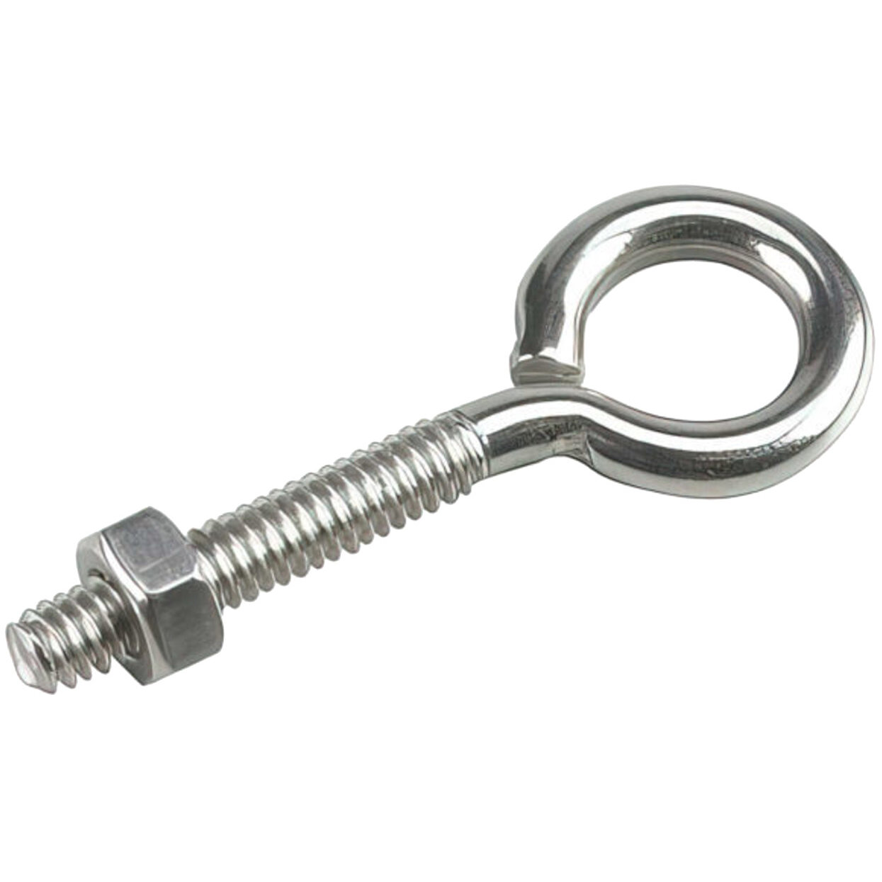 Richelieu 2107SSBC  1/4" x 2-1/2" Eye Bolt with Nut in Stainless Steel - 1 per Package