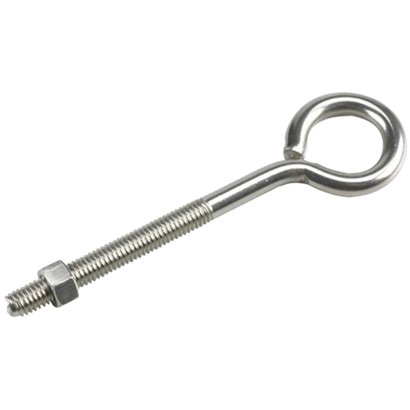 Richelieu 2119SSBC  3/8" x 6Eye Bolt with Nut in Stainless Steel - 1 per Package