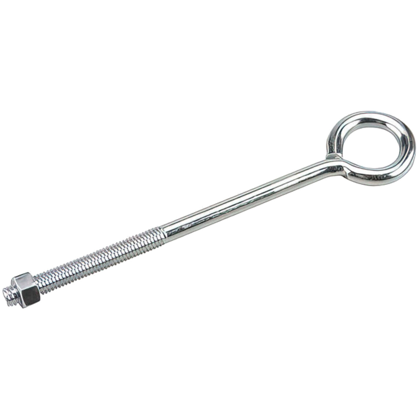 Richelieu 2120XB  3/8" x 8" Eye Bolt with Nut Zinc Finish - 1 per Package