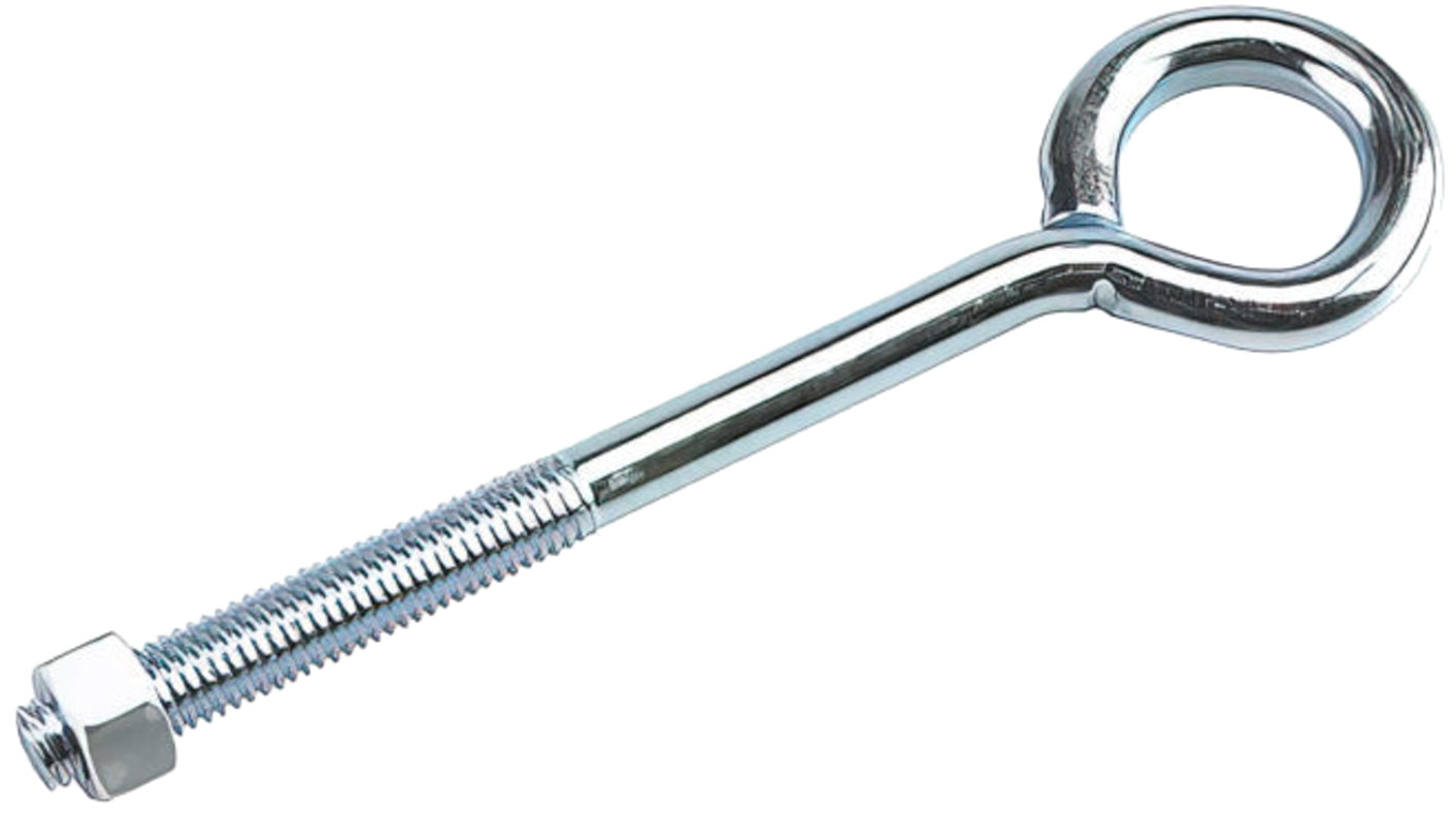 Richelieu 2128XBC  1/2" x 8" Eye Bolt with Nut Zinc Finish - 1 per Package
