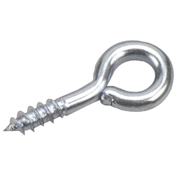 Richelieu 2404XR  3/32" x 7/8" Screw Eye with Zinc Finish - 10 per Package