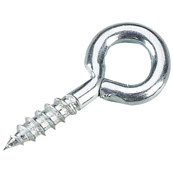 Richelieu 2406XR  1/8" x 1-1/8" Screw Eye with Zinc Finish - 10 per Package