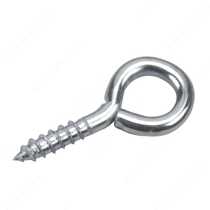 Richelieu 2508XR 5/32" x 1-1/2" Screw Eye with Zinc Finish - 8 per Package Richelieu 2508XR 5/32" x 1-1/2" Screw Eye with Zinc Finish - 8 per Package
