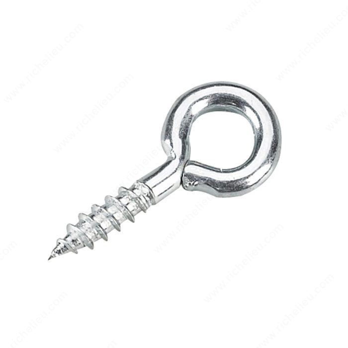 Richelieu 2510XR  5/32" x 1-3/4" Screw Eye with Zinc Finish - 5 per Package
