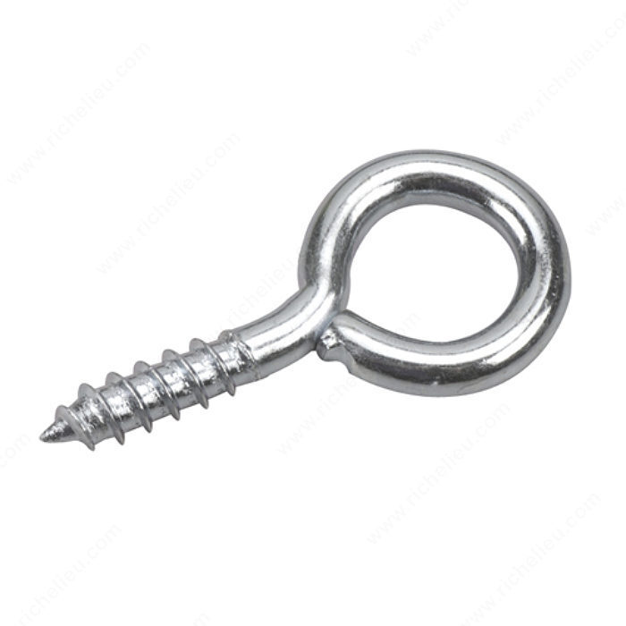 Richelieu 2512XR  3/16" x 2" Screw Eye with Zinc Finish - 5 per Package