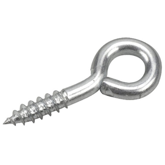 Richelieu 257XR 3/32" x 1" Screw Eye with Zinc Finish - 8 per Package Richelieu 257XR 3/32" x 1" Screw Eye with Zinc Finish - 8 per Package