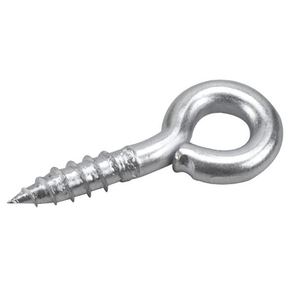 Richelieu 258XR 3/16" x 1-5/8" Screw Eye with Zinc Finish - 6 per Package Richelieu 258XR 3/16" x 1-5/8" Screw Eye with Zinc Finish - 6 per Package