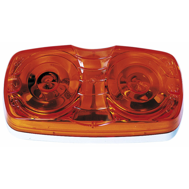 Peterson V138A  Double Bulls Eye Clearance & Side Marker Light Amber