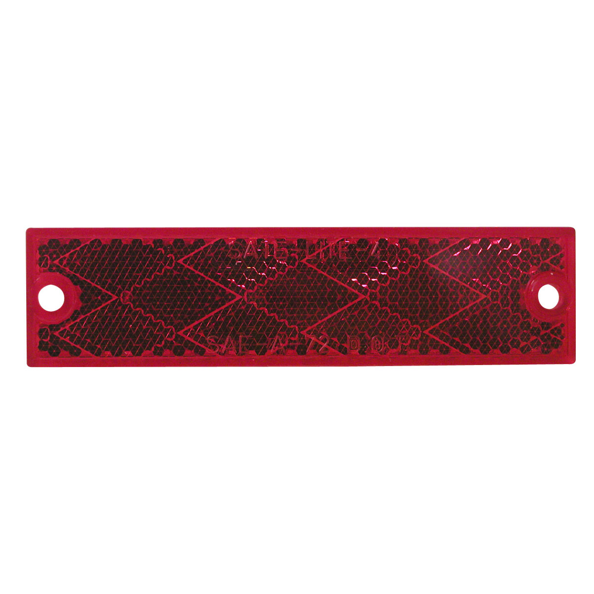 Peterson V487R  Compact Rectangular Reflector   Red   2 Pk