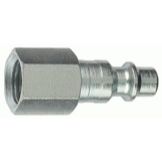 Tru-Flate 12-235  1/4" Industrial / Milton Design ("I/M" Style) Air Line Quick Disconnect Coupler Plug with 1/4" NPT Female Thread