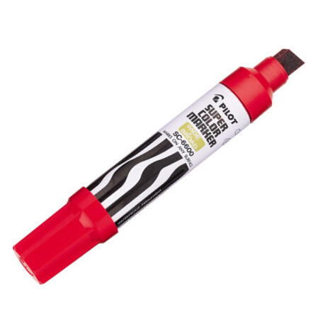Pilot Pen 43300  Jumbo Permanent Marker - Red (SC6600-RED)