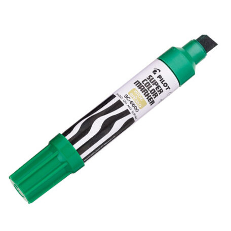 Pilot Pen 43400  Jumbo Permanent Marker - Green (SC6600-GRN)