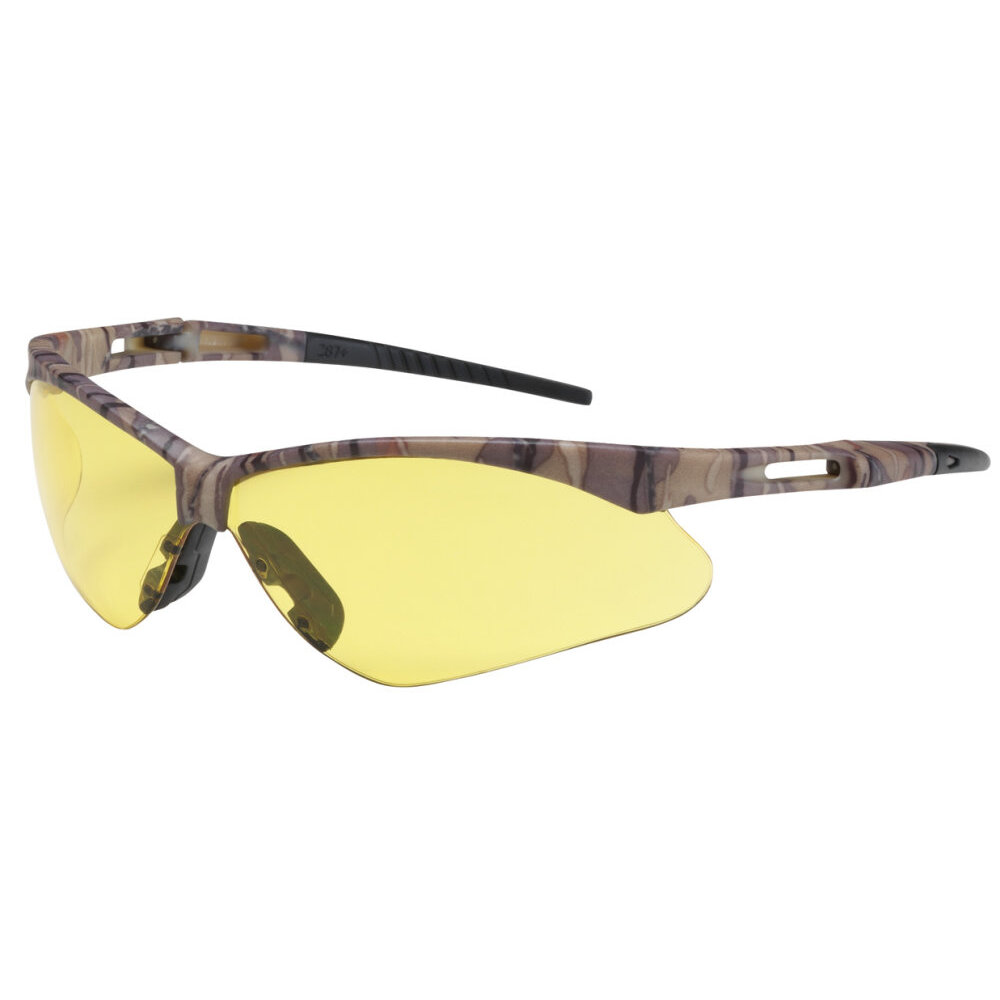 Bouton Safety Glasses 250-AN-10122  Anser - Amber Anti-Scratch Lens With Camouflage Frames
