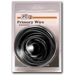 Pico 81083PT 8 AWG Black Primary Wire Copper Stranded Conductor with PVC Jacket 5' per Package Pico 81083PT 8 AWG Black Primary Wire Copper Stranded Conductor with PVC Jacket 5' per Package