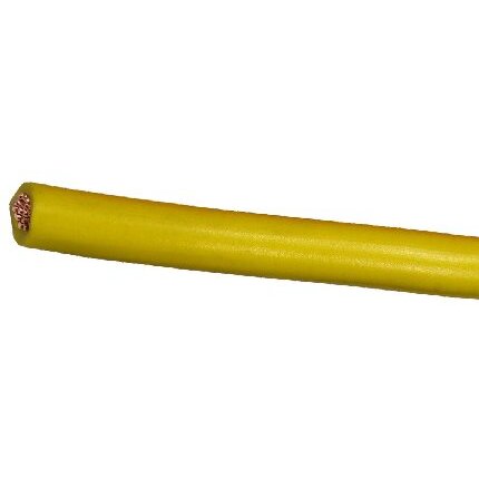 Pico 81122C  12 AWG Yellow Primary Wire Copper Stranded Conductor With PVC Jacket 12' per Bag