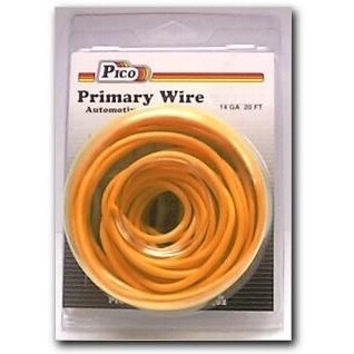 Pico 81148PT  14 AWG Orange Primary Wire Copper Stranded Conductor with PVC Jacket  20' per Package