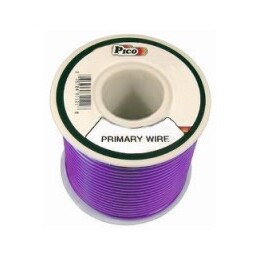 Pico 81149J  14 AWG Purple Primary Wire Copper Stranded Conductor with PVC Jacket  25' per Junior Spool