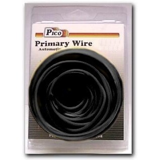 Pico 81163PT 16 AWG Black Primary Wire Copper Stranded Conductor with PVC Jacket 25' per Package Pico 81163PT 16 AWG Black Primary Wire Copper Stranded Conductor with PVC Jacket 25' per Package