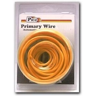 Pico 81168PT  16 AWG Orange Primary Wire Copper Stranded Conductor with PVC Jacket  25' per Package