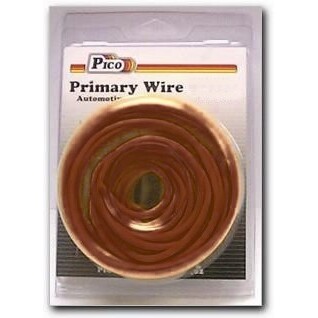 Pico 81206PT  20 AWG Brown Primary Wire Copper Stranded Conductor with PVC Jacket  50' per Package