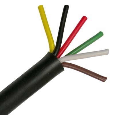 Pico 8155A  6-Way Trailer Wiring Cable 6-16ga Conductor 250' per Package