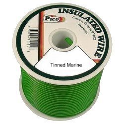 Pico 83104S  10 AWG Green Tinned Marine Wire 100' per Package