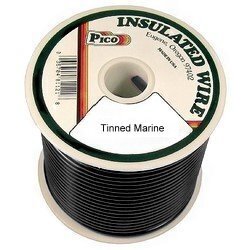 Pico 83163S  16 AWG Black Tinned Marine Wire 100' per Package Pico 83163S  16 AWG Black Tinned Marine Wire 100' per Package