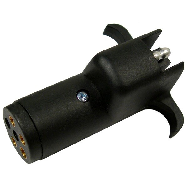 Pico 6591PT  4-Way Flat Female to 6-Way Round Pin Type Male Trailer Connector Adapter