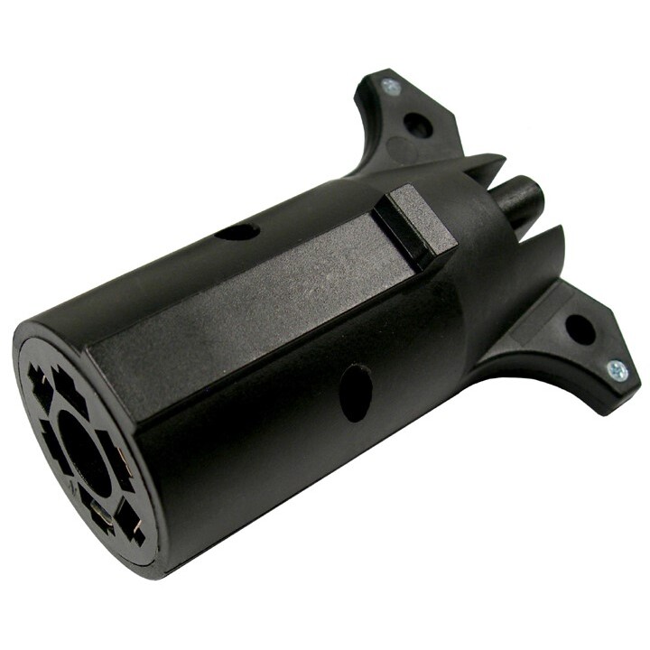 Pico 6597PT 7-Way RV Blade Male Trailer Connector Plug to 4-Way Flat Female Trailer Connector Adapter Pico 6597PT 7-Way RV Blade Male Trailer Connector Plug to 4-Way Flat Female Trailer Connector Adapter