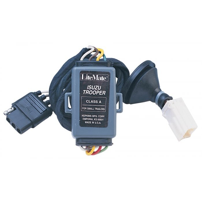 Pico 6754PT  LiteMate Vehicle to Trailer Wiring Kit (43255) Compatible with Isuzu Trooper 1992-2002, Acura SLX 1996-2000