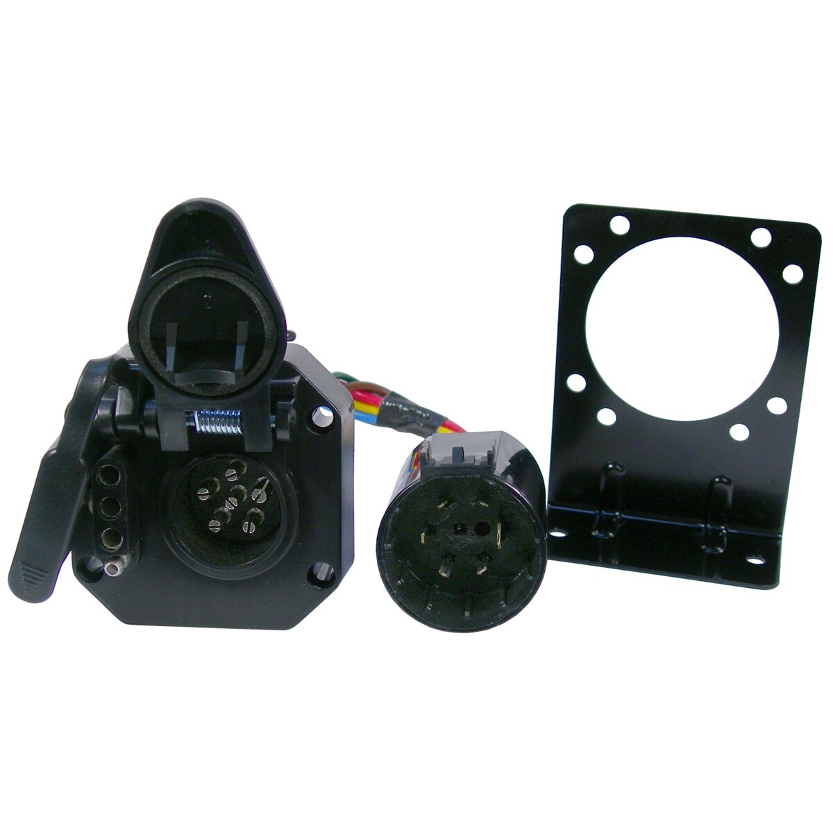 Pico 6781PT  LiteMate Multi-Tow Vehicle to Trailer Wiring Kit 6-Way Round Pin and 4 Wire Flat Compatible with Ford 1999-2009 and GM Vehicles, Nissan Vehicles 2004-2008