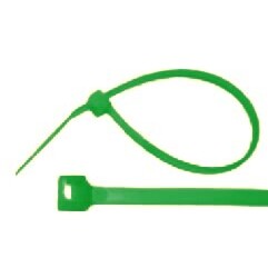 Pico 7016A  4" Green Nylon 18 lb Tie Wraps 1000 per Package