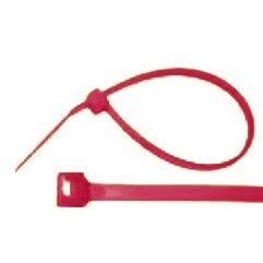 Pico 7090PT  7" Red Nylon 50 lbs Tie Wraps 25 per Package