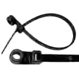 Pico 7096A  6" 30 lbs Black #8 Mount Hole Nylon Tie Wrap 1000 per Package