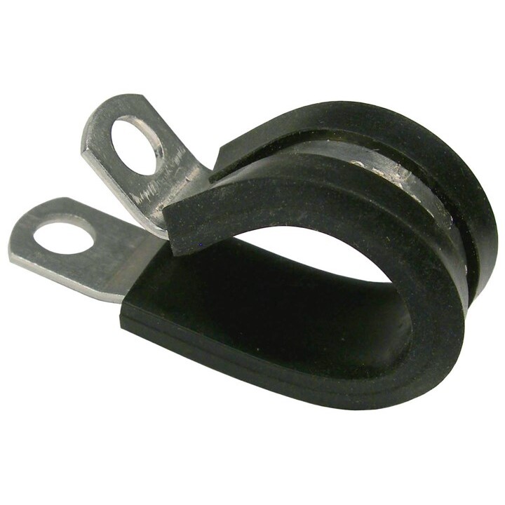 Pico 7319PT  7/8" ID Rubber Insulated Clamps 1/2" Aluminum with 1/4" Mounting Hole 8 per Package