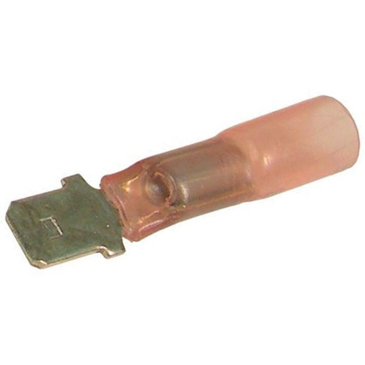 Pico 2819A  22-16 AWG Electrical Wiring Solder Seal Heat Shrink 0.250" Male Tab Quick Connects 100 per Package