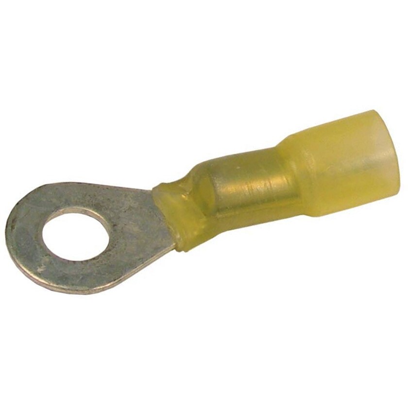 Pico 2832A  12-10 AWG Electrical Wiring Solder Seal Heat Shrink 1/4" Ring / Eye Terminals 100 per Package