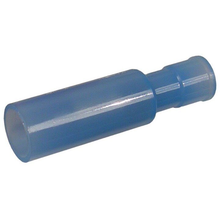 Pico 3068C  16-14 AWG(Blue)  Electrical Wiring Nylon Insulated 0.157" Bullet Connector Receptacles 25 Per Package