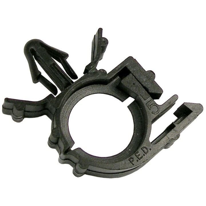 Pico 5101PT  3/8" ID Wiring Harness / Convoluted Tubing (Split Loom) Winged Securing Clips Black 4 per Package