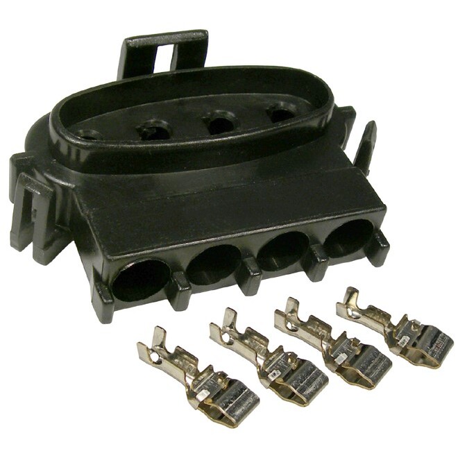 Pico 5310C  Replacement Fuel Pump/Sending Unit Harness Connector with 6 Terminals 1985-90 Black Compatible with Ford - 1 Set per Bag