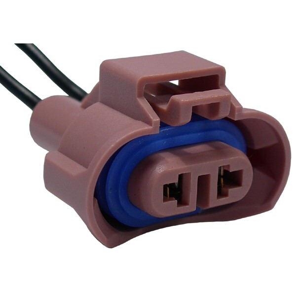 Pico 5342PT  880 Halogen Headlight Electrical Wiring Pigtail Brown 2-18ga Leads Compatible with GM Ford and Compatible with Chrysler Vehicles