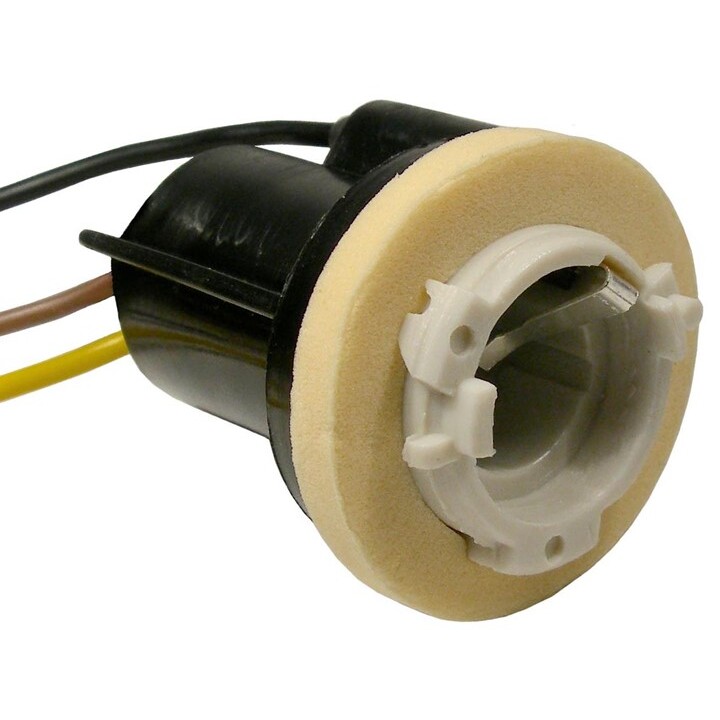 Pico 5425A  Tail and Stop Light Socket Double Contact 3-18ga Leads (12013813, 8919916) for Bulb 1157 Compatible with GM Vehicles 1976-1995 - 25 per Package