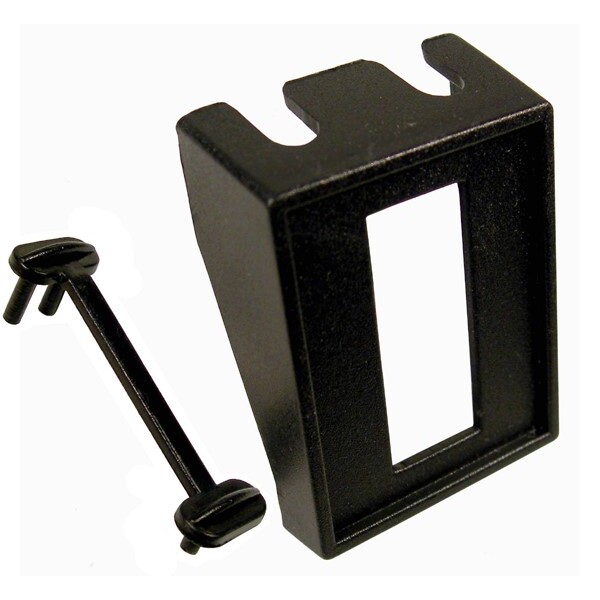Pico 5502PT  1-3/8" x 1-5/8" Rocker Switch Mounting Panel 1/2" x 1-3/16" Hole Black Modular Style 1 per Package