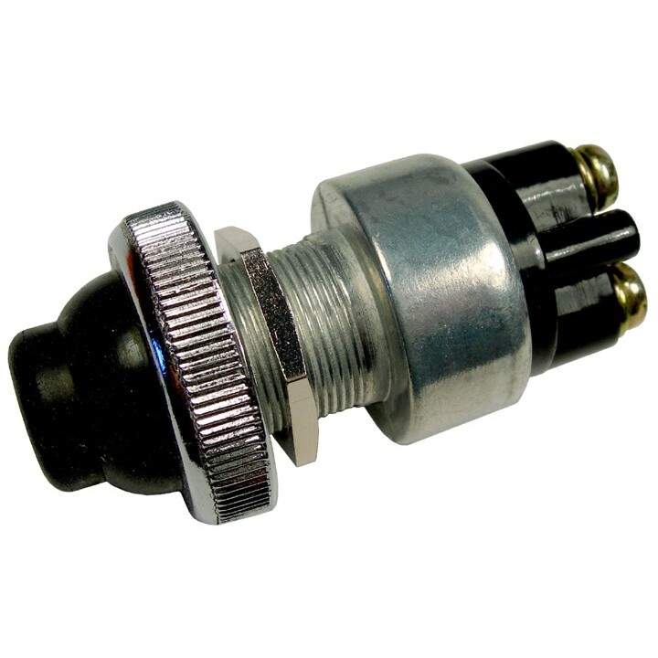 Pico 5509A  12 Volt Heavy Duty 60 Amp Push-Button Starter Switch with Rubber Boot Nut 25 per Package