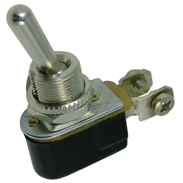 Pico 5510PT  12 Volt 15 Amp On-Off Toggle Switch 3/4" Metal Bat Handle SPST 1 per Package