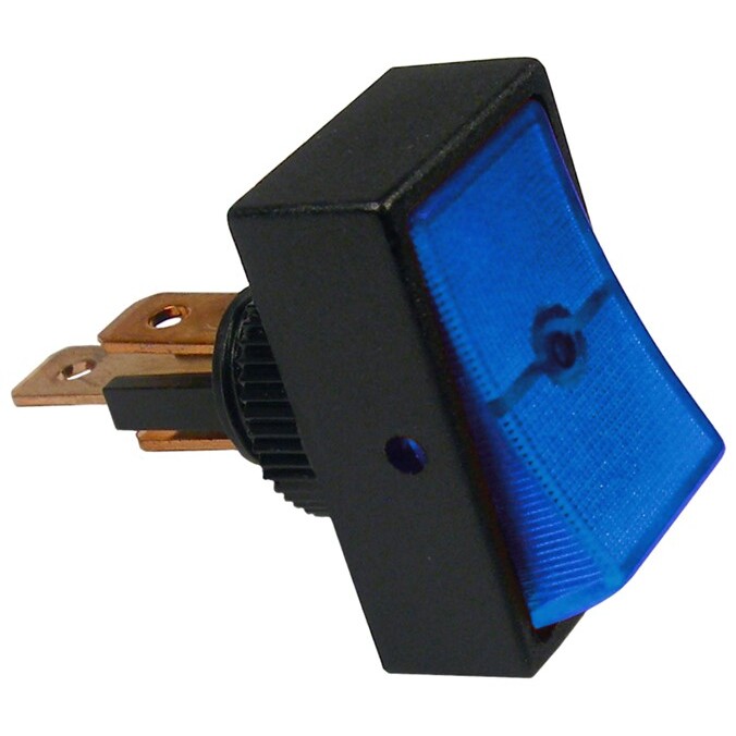 Pico 5518PT 12 Volt 16 Amp On-Off Blue Illuminated Rocker Switch 1 per Package Pico 5518PT 12 Volt 16 Amp On-Off Blue Illuminated Rocker Switch 1 per Package