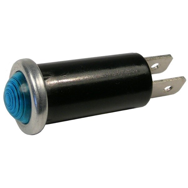 Pico 5523PT 12 Volt 15 Amp Blue Illuminated Indicator Light for 1/2" Mounting Hole 1 per Package Pico 5523PT 12 Volt 15 Amp Blue Illuminated Indicator Light for 1/2" Mounting Hole 1 per Package