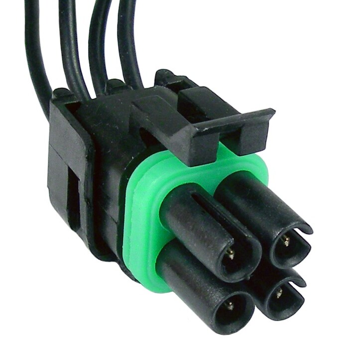 Pico 5612PT  Idle Air Control Four Lead Wiring Pigtail 4-18ga Leads (12085506) Compatible with GM Vehicles 1982-1990