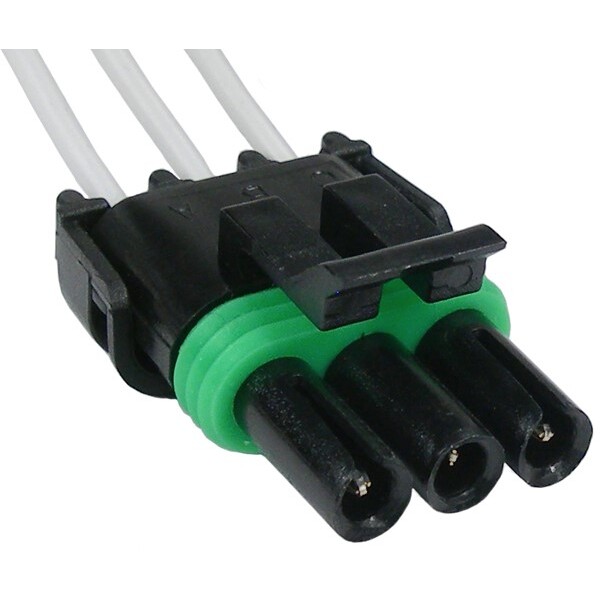 Pico 5617PT  Throttle Position Sensor Three Lead Wiring Pigtail Black 3-18ga Leads (12101923) Compatible with GM Vehicles 1983-On